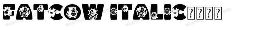 FatCow Italic字体转换